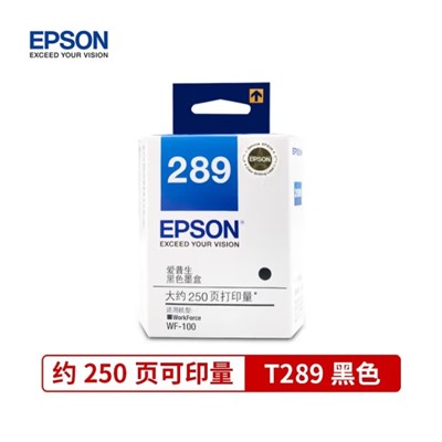 爱普生/EPSON T289 喷墨盒 黑色原装墨盒